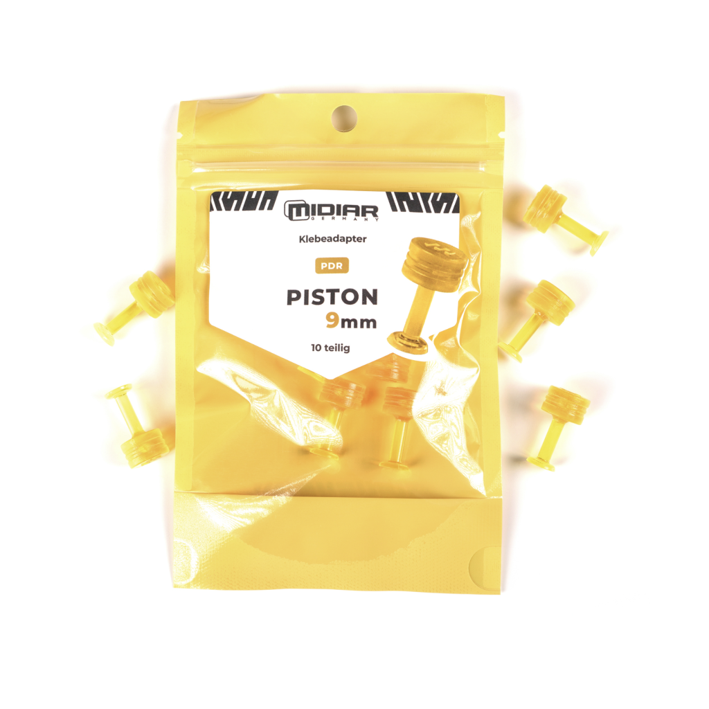Адаптеры PISTON 9 mm желтый, 10шт